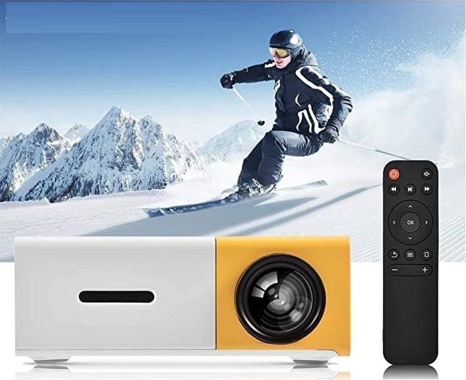 VOLTegIC Movie Video LED HDMI, AV, SD, USB Interfaces Projector 400 lm LED Corded & Cordless Mobiles Portable Projector-image-19
