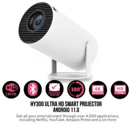 TECHEL Portable Mini Projector, 4K 1080 HD YHCUYDHC7 2100 lm LED Corded & Cordless Mobiles Portable Projector-image-42