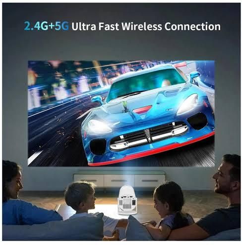 TECHEL Portable Mini Projector, 4K 1080 HD YHCUYDHC7 2100 lm LED Corded & Cordless Mobiles Portable Projector-image-15
