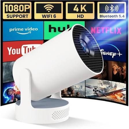 4UONLY 2100 lm LED Corded & Cordless Mobiles Portable Projector-image-28