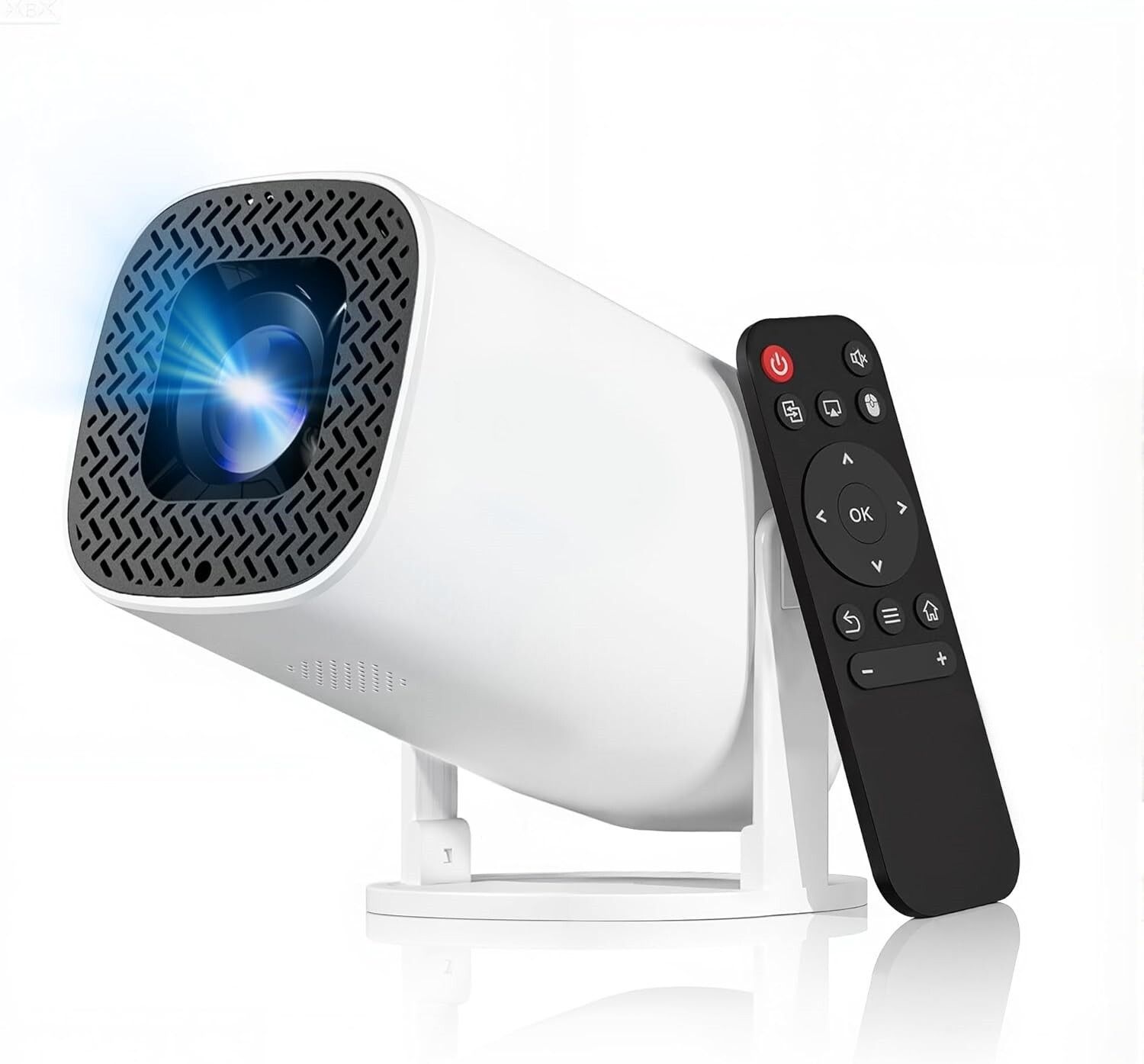 OnlyU HY320 Mini projector 4k android HD 11 WiFi 6/BT 5.0 Freestyle Auto Keystone (5000 lm / 1 Speaker / Wireless / Remote Controller) Portable Projector-image-9