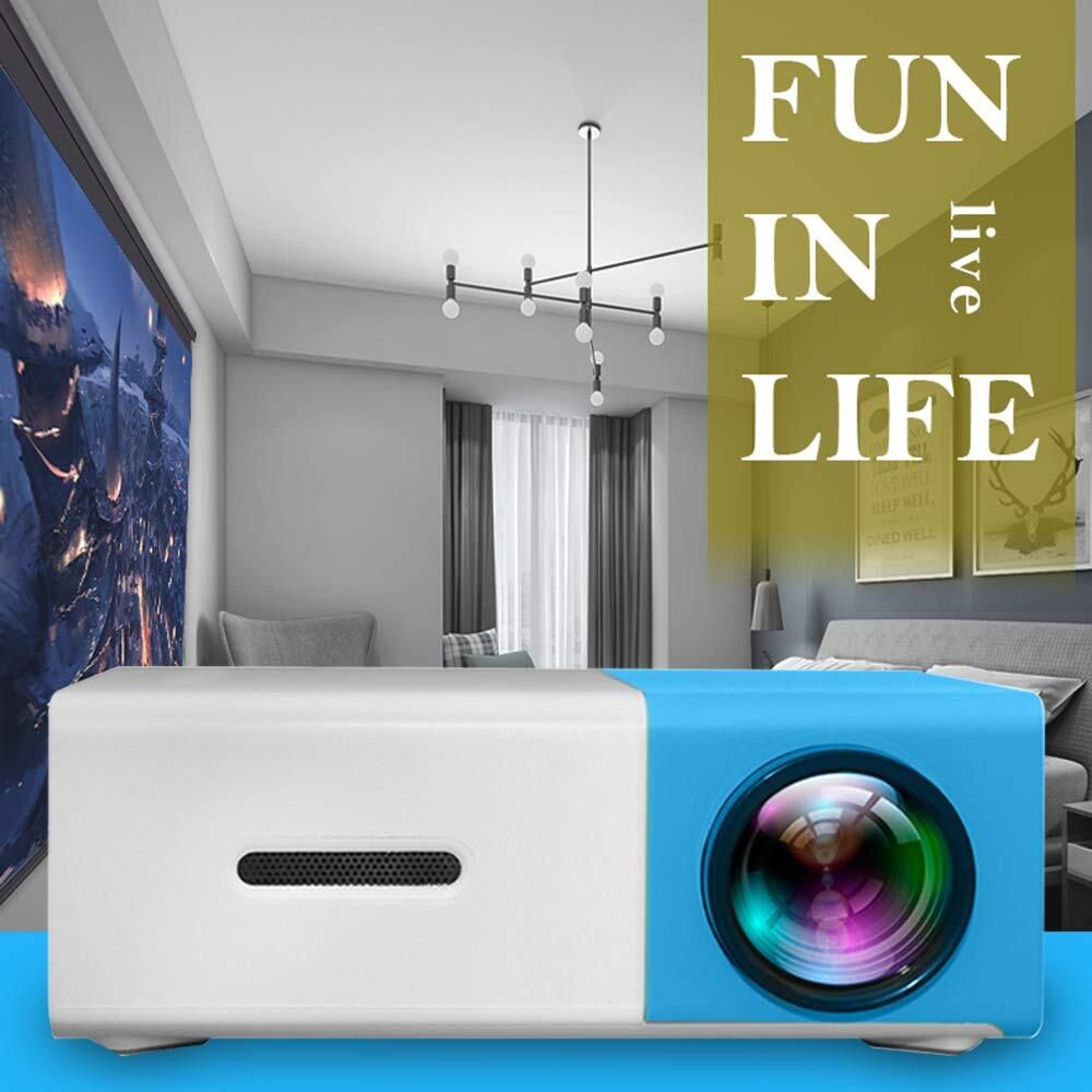 VOLTegIC Fully Portable 1080P Projector 400LM 400 lm LED Corded & Cordless Portable Projector-image-9