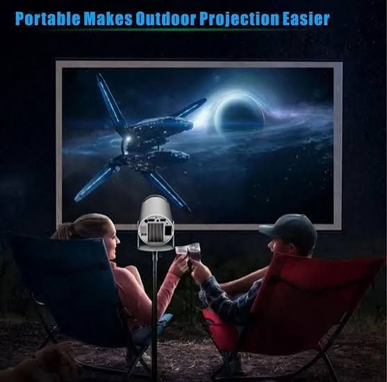4UONLY 2100 lm LED Corded & Cordless Mobiles Portable Projector-image-26