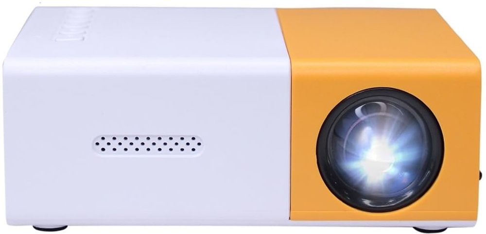 VOLTegIC Outdoor Movie 400LM LED Projector 400 lm LED Corded & Cordless Portable Projector
