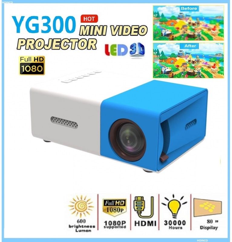 ASTOUND Classroom LED Corded Projector HDMI, AV, SD, USB 400 lm LED Corded & Cordless Mobiles Portable Projector-image-15