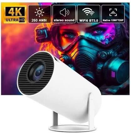 4UONLY 2100 lm LED Corded & Cordless Mobiles Portable Projector-image-24