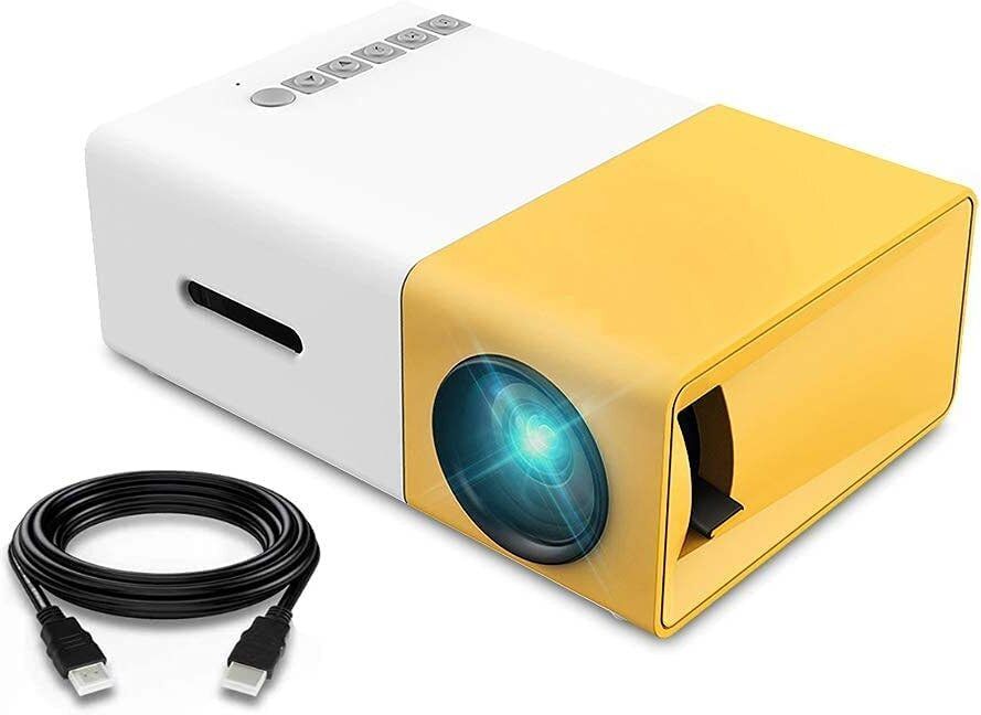 ASTOUND Portable LED Projector, Pocket Video Projector 400 lm LED Corded & Cordless Mobiles Portable Projector-picture-30