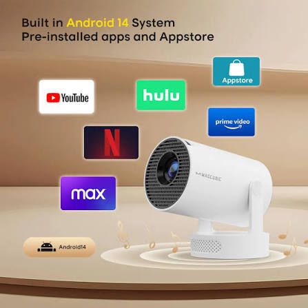 IMMUTABLE Portable Mini Projector, 4K 1080 HD Full UYDYUDE15 2100 lm LED Corded & Cordless Mobiles Portable Projector-image-41