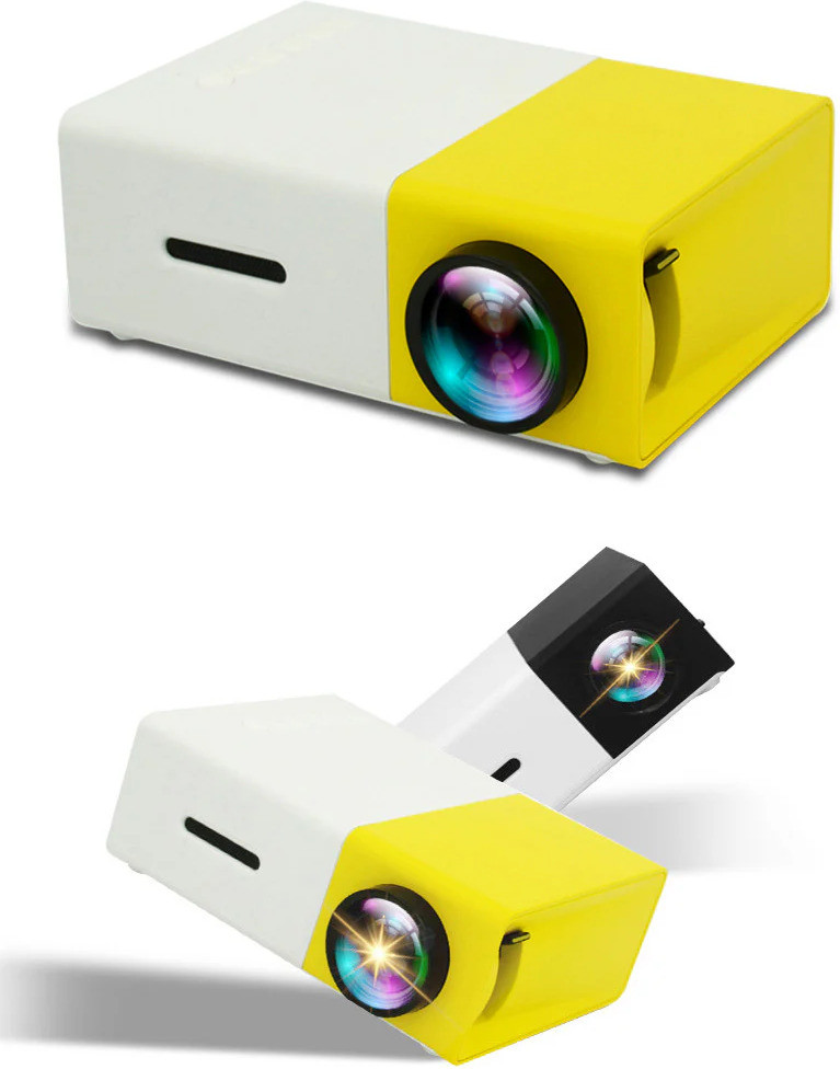 Wifton Multimedia 1080P Projector 400LM with USB Interfaces 400 lm LED Corded & Cordless Portable Projector image 1