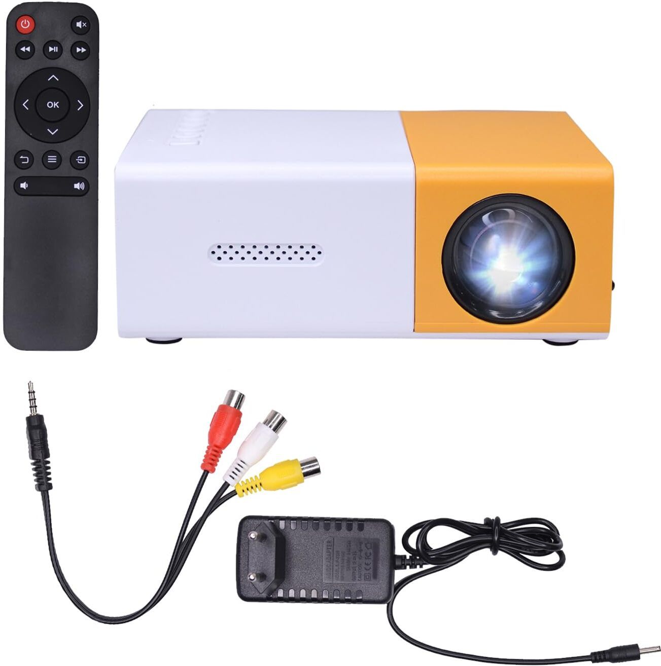 VOLTegIC Home Theater LED Corded Projector 400 lm LED Corded & Cordless Mobiles Portable Projector-image-46