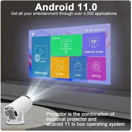 ENMORA 2100 lm LED Corded & Cordless Mobiles Portable Projector-image-34