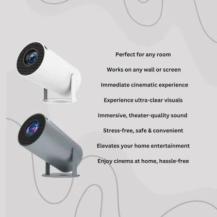 IMMUTABLE Portable Mini Projector, 4K 1080 HD Full UYDYUDE84 2100 lm LED Corded & Cordless Mobiles Portable Projector-image-47