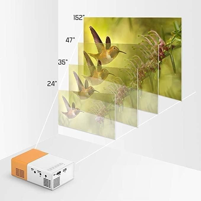 ASTOUND iOS-Android LCD 1080P LED Projector 400 lm LED Corded & Cordless Mobiles Portable Projector-image-34