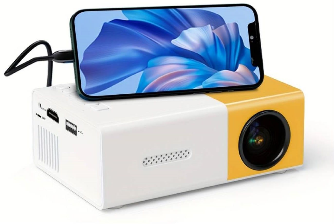 ASTOUND iOS-Android Projector 400LM with USB Interfaces 400 lm LED Corded & Cordless Portable Projector-image-28