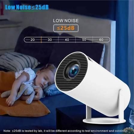 IMMUTABLE Portable Mini Projector, 4K 1080 HD Full UYDYUDE22 2100 lm LED Corded & Cordless Mobiles Portable Projector-image-45