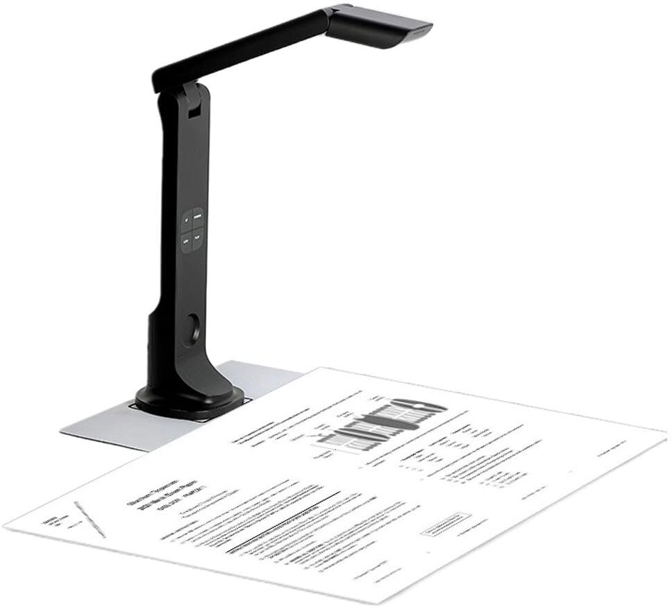 microware 16MP A3 Size Professional Document Book Scanner,Camera for Classroom teching Corded & Cordless Portable Scanner