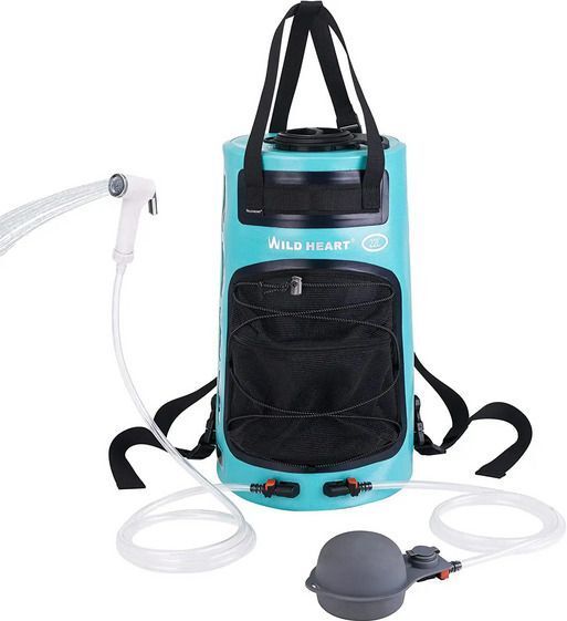 WILD HEART Camping Shower 22L Propane Powered Portable Shower