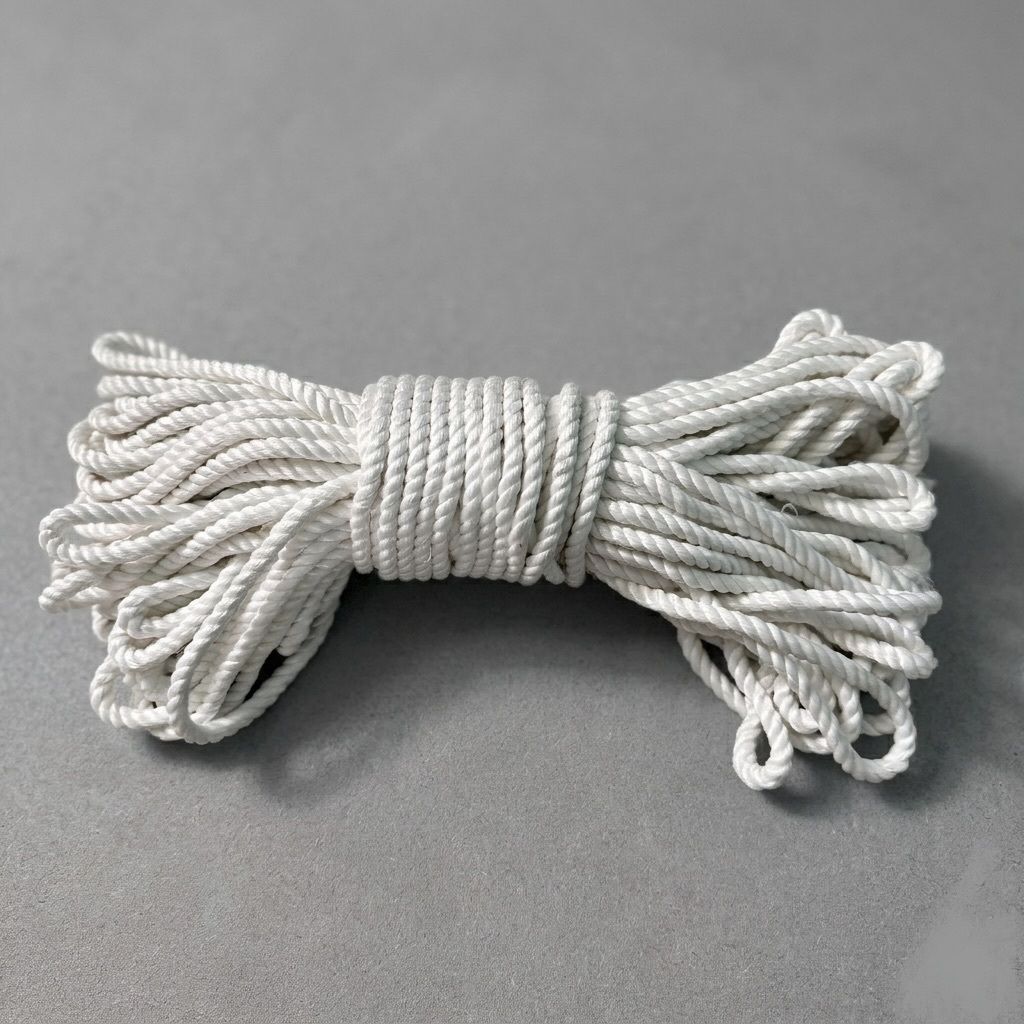 riyansh craft white rope Cloth Drying 20 Meter rope ( 6 mm ) 20 m Post Rope-picture-15