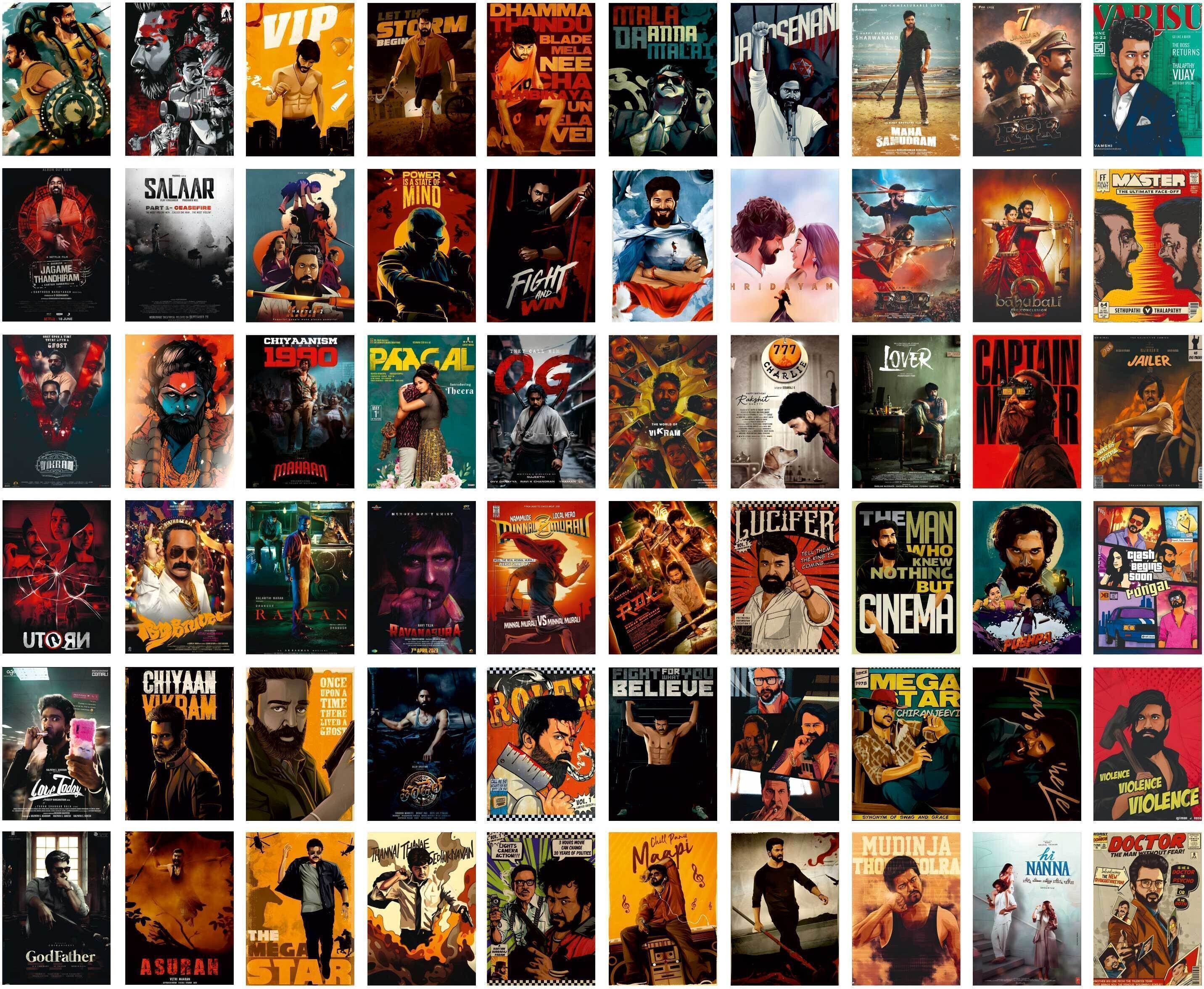 Wall posters SOUTH MOVE COLLAGE KIT 250 GSM PREMIUM PAPER (PACK 65)-02 Vinyl-image-25