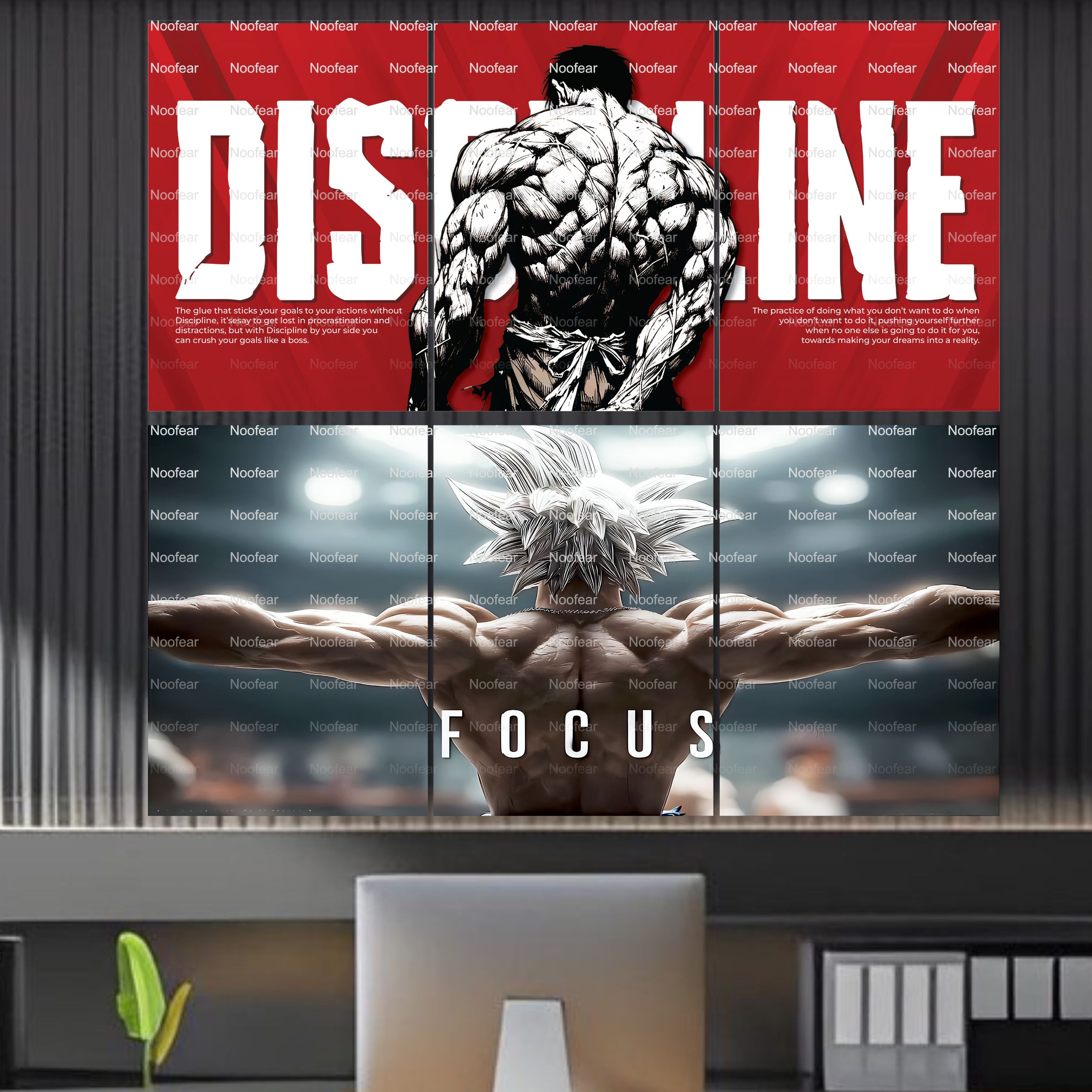 Motivational Posters Set of 6 | A4 Inspirational Wall Art Prints for Bedroom, Living Room, Office & Study Room | Positive Quotes Aesthetic Room Decor | Premium Quality Posters with Glue Dots Included Paper Print-image-28