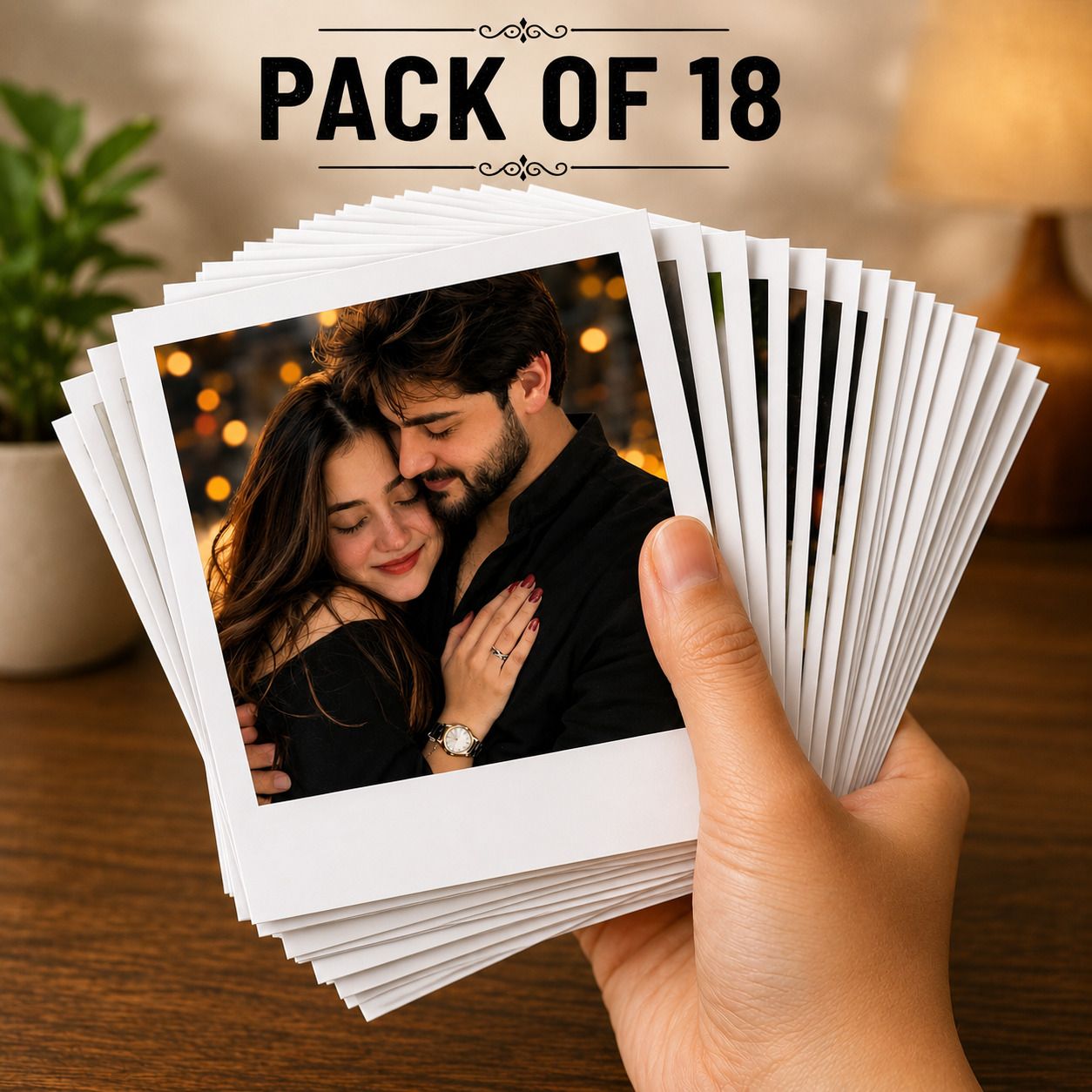 18 Customised Mini Photo Print Personalized Gifts with Your Photos Size 3X4 Inch Paper Print-image-14