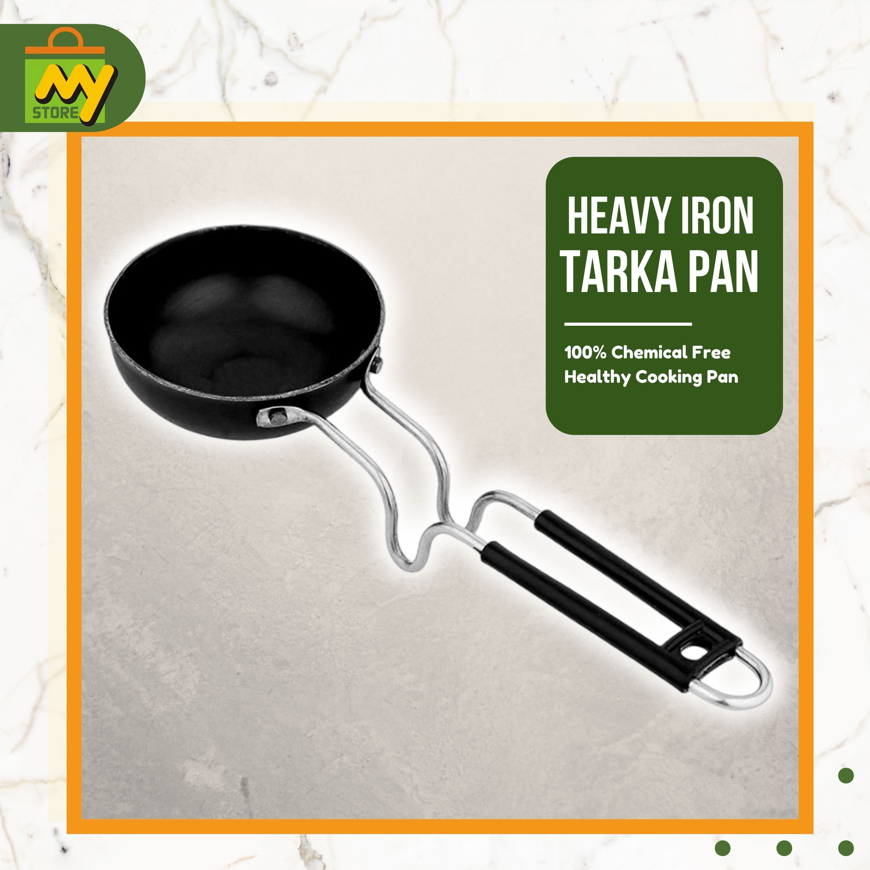 Authentic Indian Cooking with Sustainable Pure Iron Tadka Pan Tadka Pan 12 cm diameter 0.5 L capacity-image-37