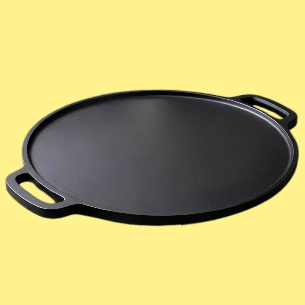velvora Elite Flat Surface Pan for Traditional Indian Cooking Tawa 30 cm diameter with Lid-picture-32