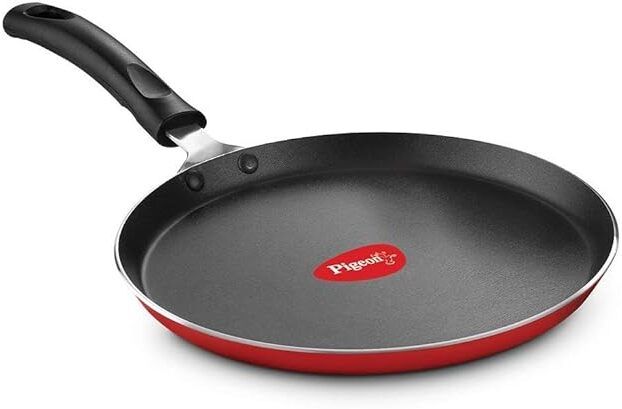 Pigeon Storm Flat Tawa Induction Base Tawa 27 cm diameter-image-45