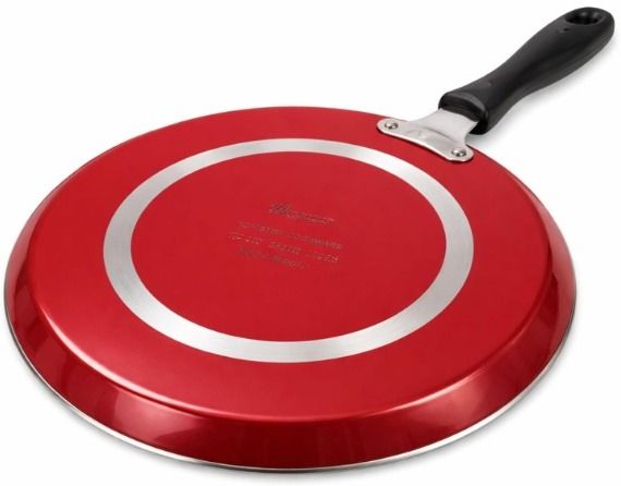 Maru Classic Non-Stick Flat Tawa (Red Edition) Pancake Pan 0 cm diameter with Lid 0 L capacity-image-49