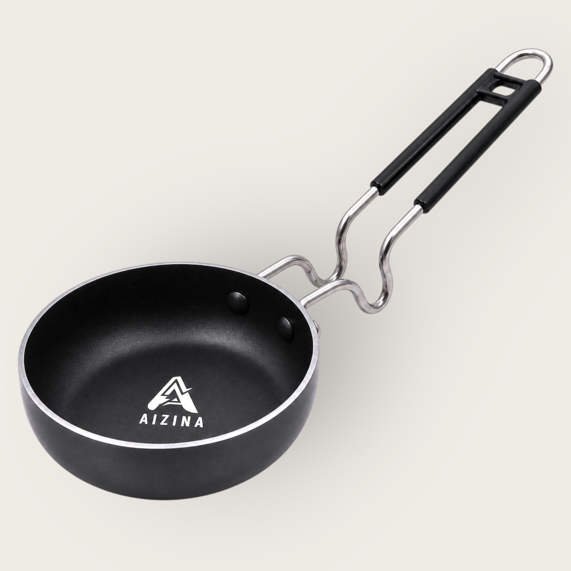 aizina Iron Frying Pan Small Kitchen Tadka Pan Tempering Cooking Handle Wala_EX Tadka Pan 34 cm diameter 0.3 L capacity-picture-10