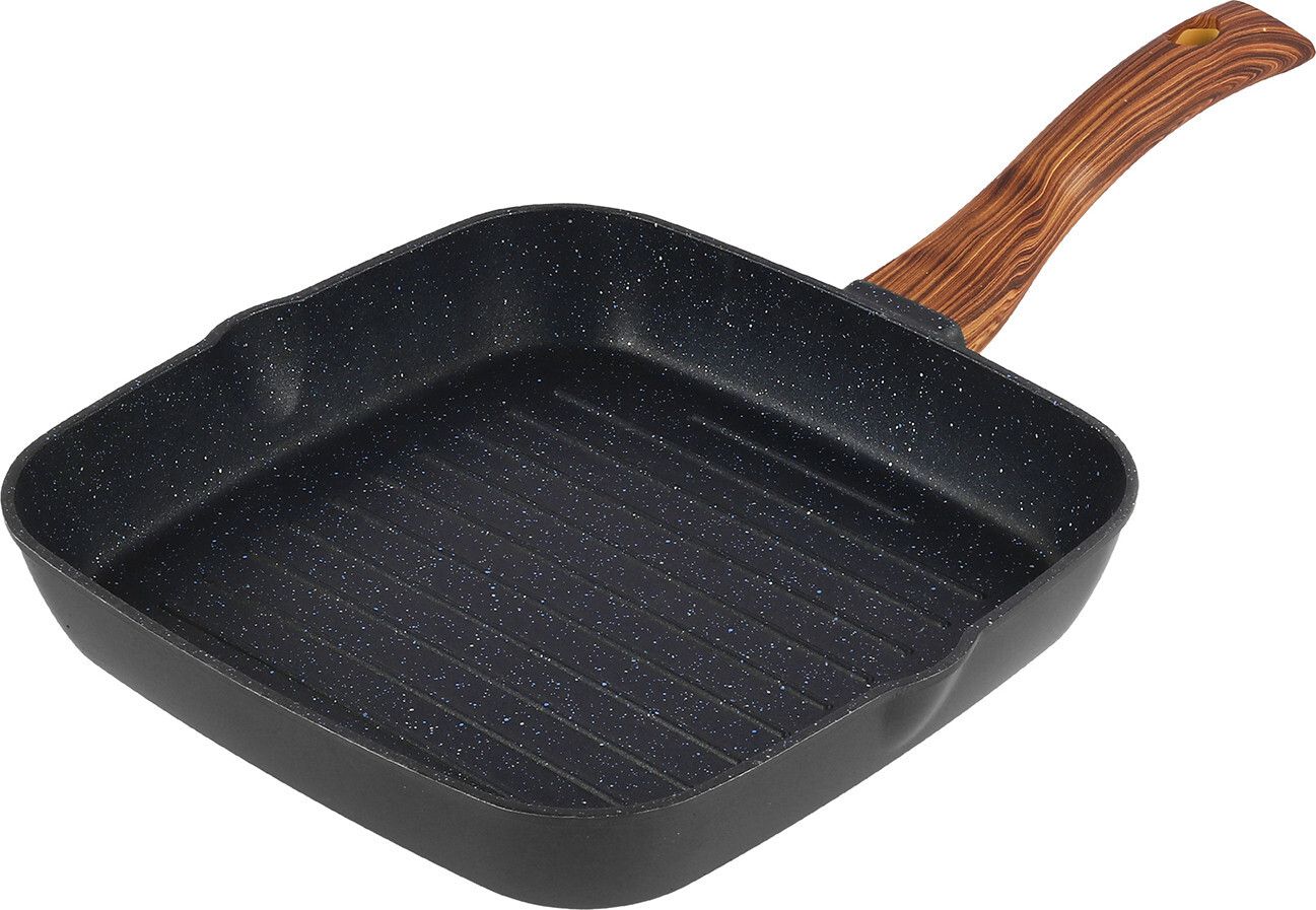 Die Cast Grill Pan 24 cm diameter 1 L capacity-image-34