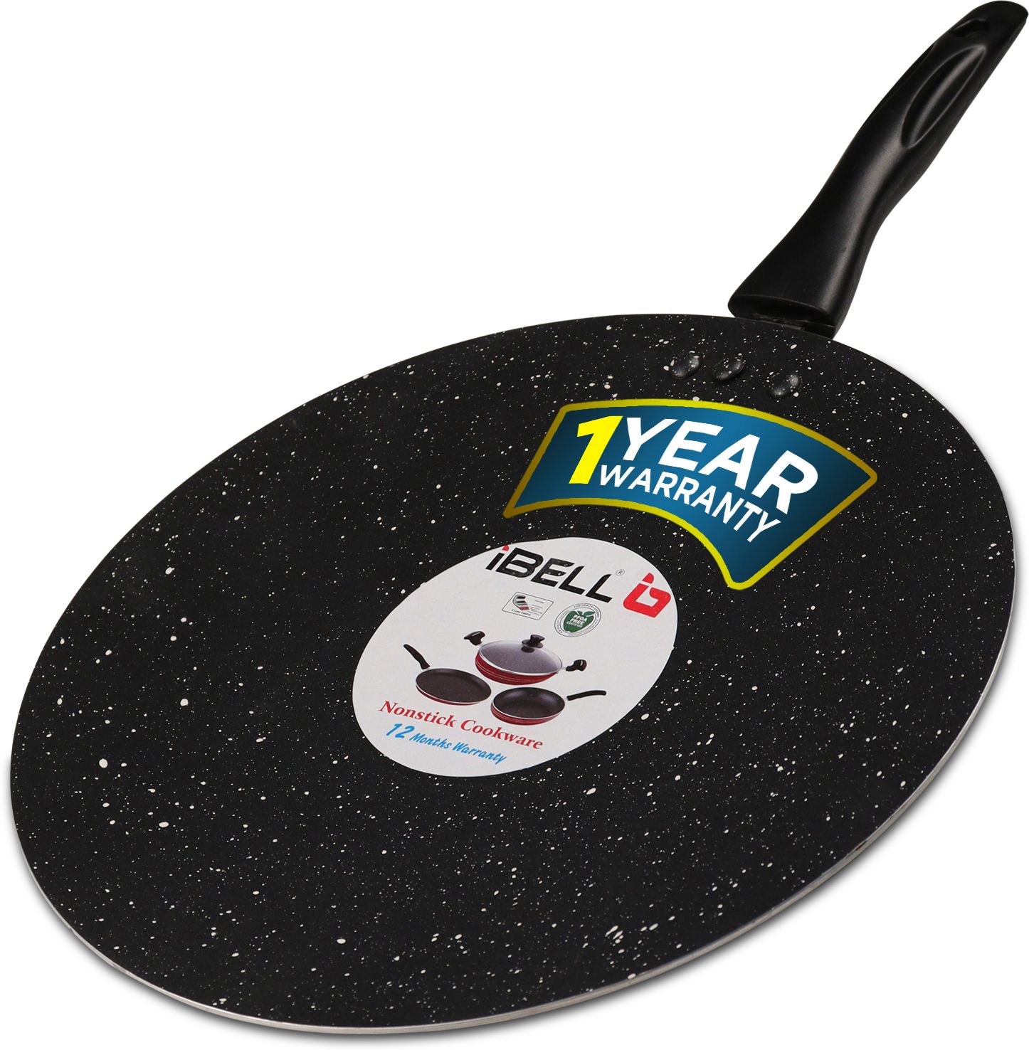 TP929SD 3 Layer Durable Aluminium Non Stick Dosa Roti Pathiri Big Tawa, 290mm Tawa 28 cm diameter