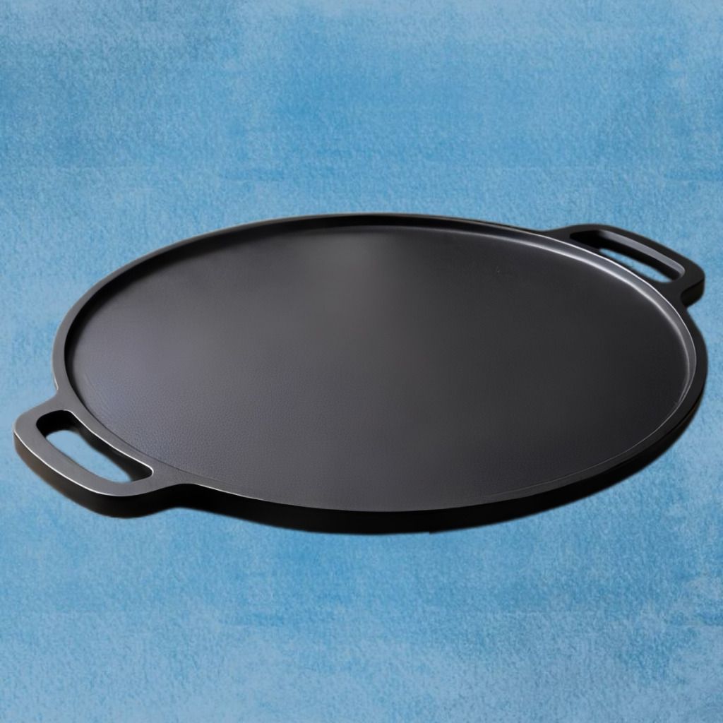 velvora Heavy Duty Flat Tawa for Family Meal Preparation Tawa 30 cm diameter with Lid-picture-25