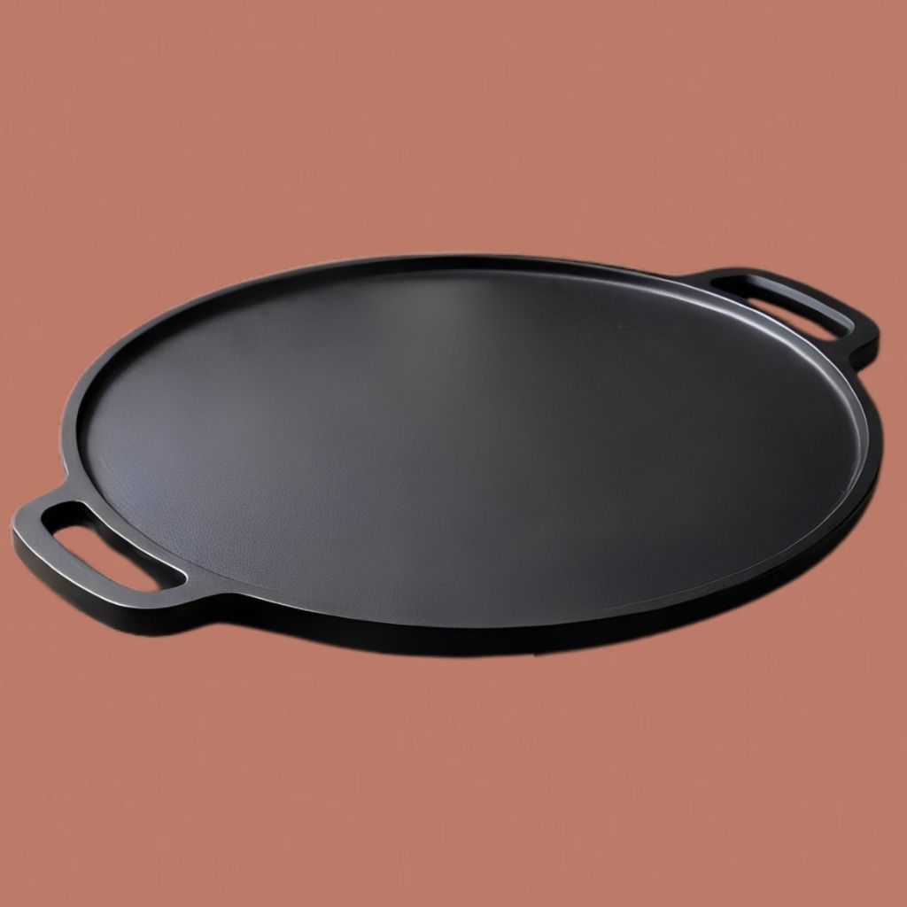 velvora Non Stick Flat Roti Dosa Tawa Cooking Plate for Daily Kitchen Use Tawa 30 cm diameter with Lid-picture-18