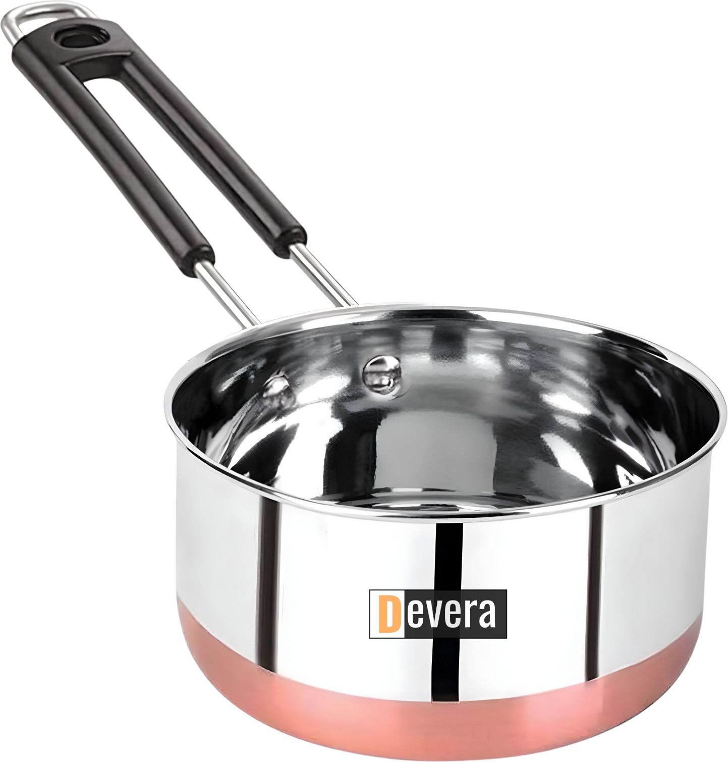 Saucepan with Handle, Chai Maker Tea Pot Tapeli Patila 2000ml Silver Sauce Pan 18 cm diameter 2 L capacity-image-47