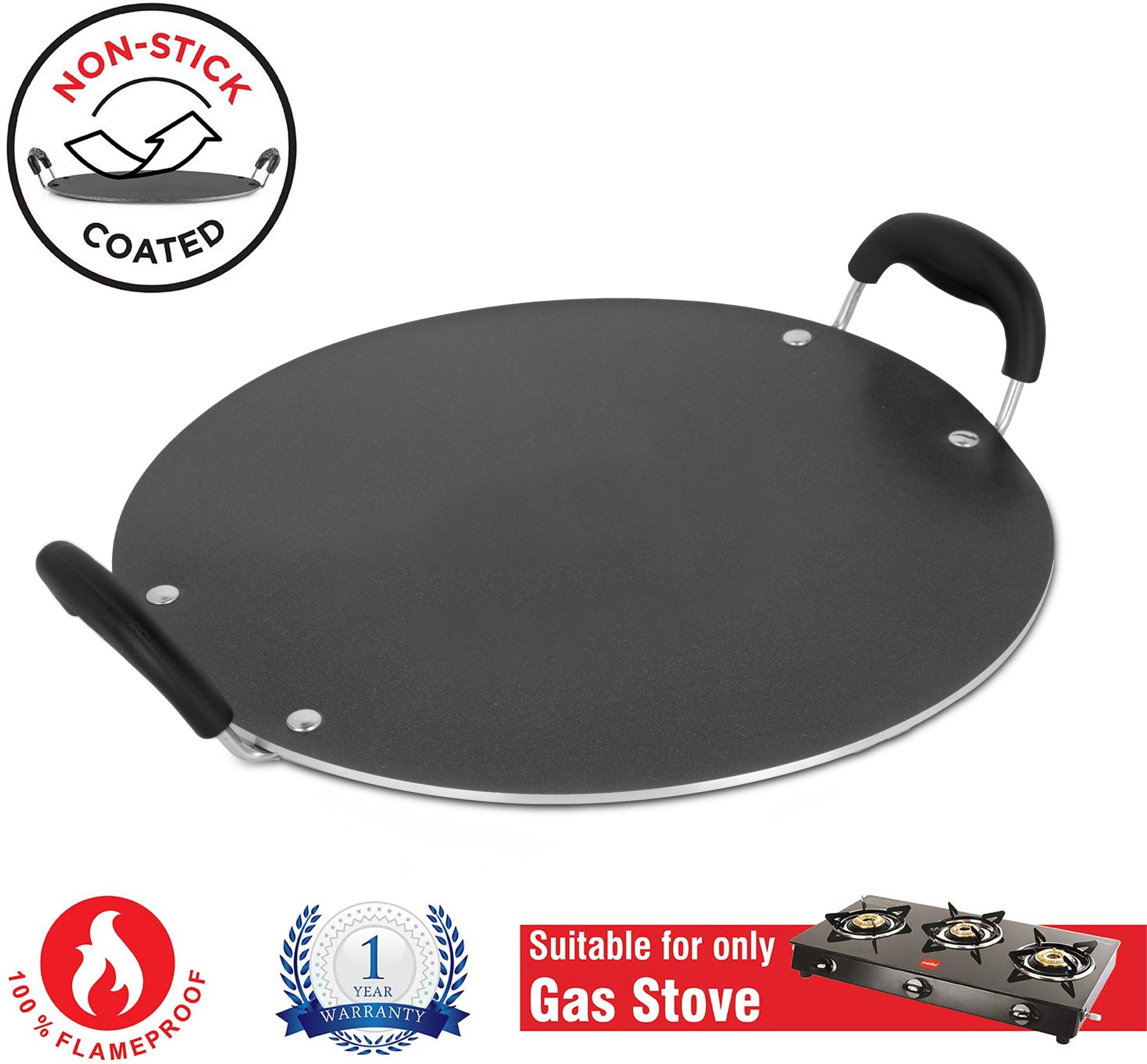 home-pro Chapati Roti Tawa 34 cm diameter-picture-6