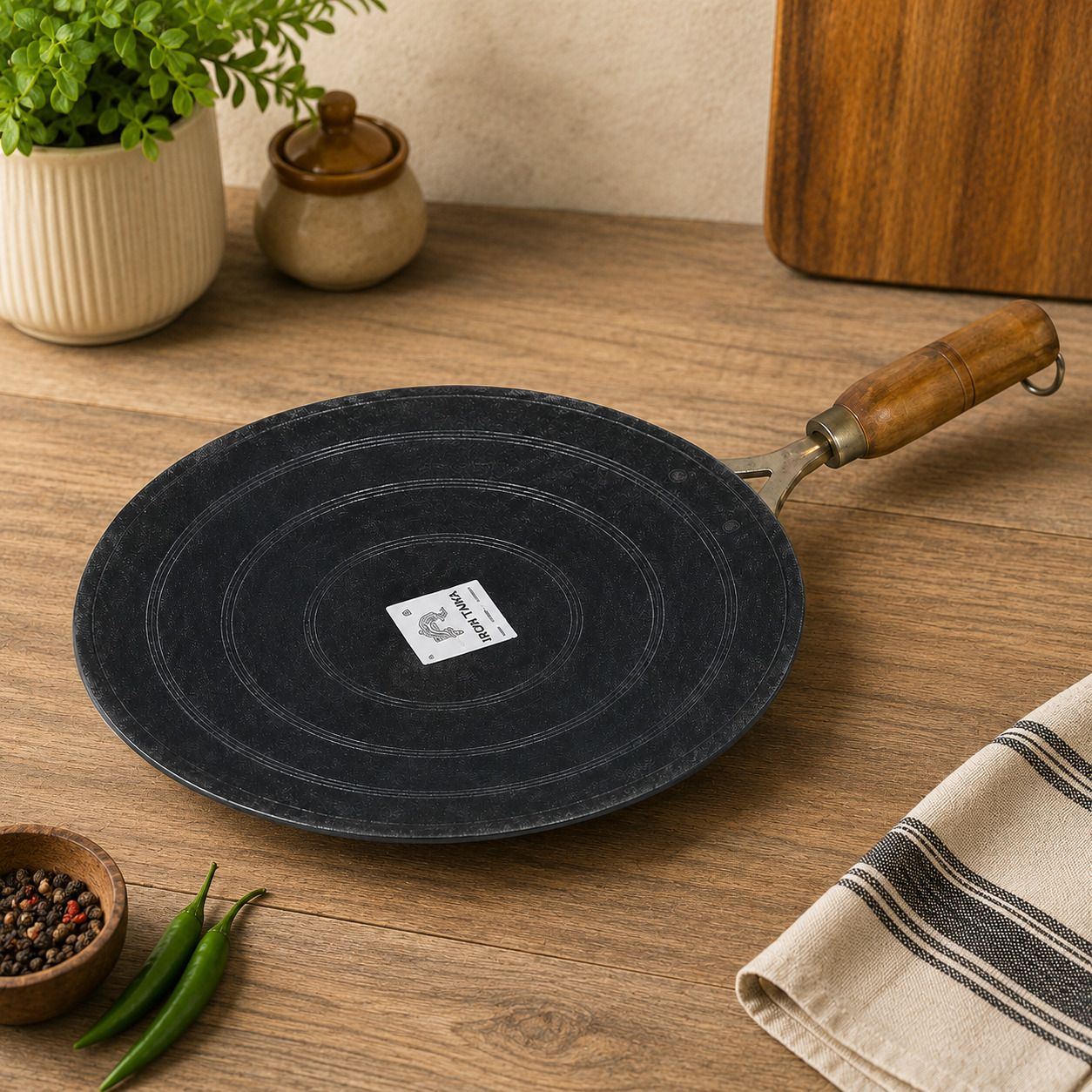 maya Classic Iron Roti Tawa Tawa 10 cm diameter-picture-9