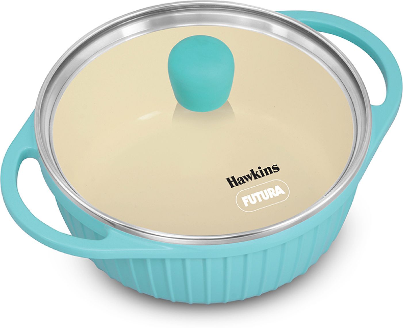 1.25 Litre Aqua Baby Casserole with Glass Lid, Aqua Blue (UBC125G) Pancake Pan 16 cm diameter with Lid 1.25 L capacity-image-9