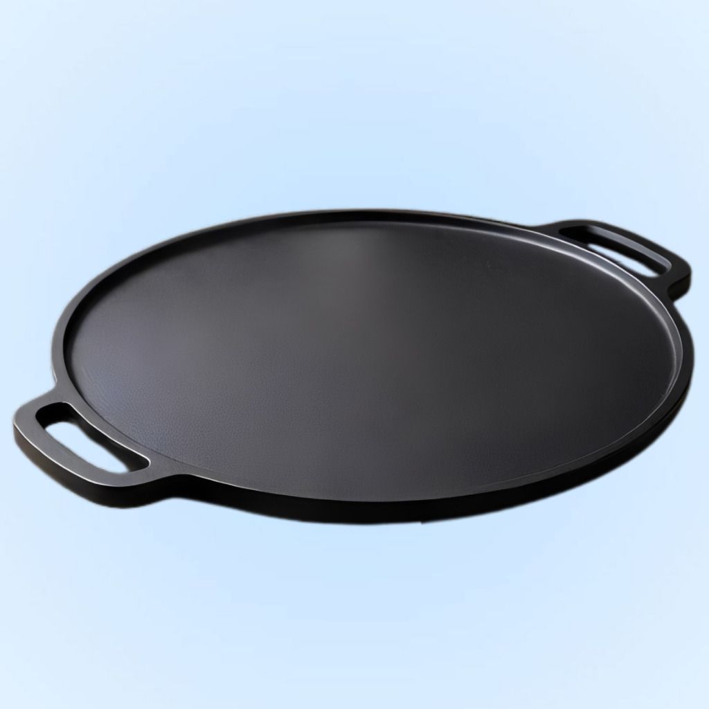 velvora Professional Flat Griddle for Efficient Kitchen Cooking Tawa 30 cm diameter with Lid-picture-23