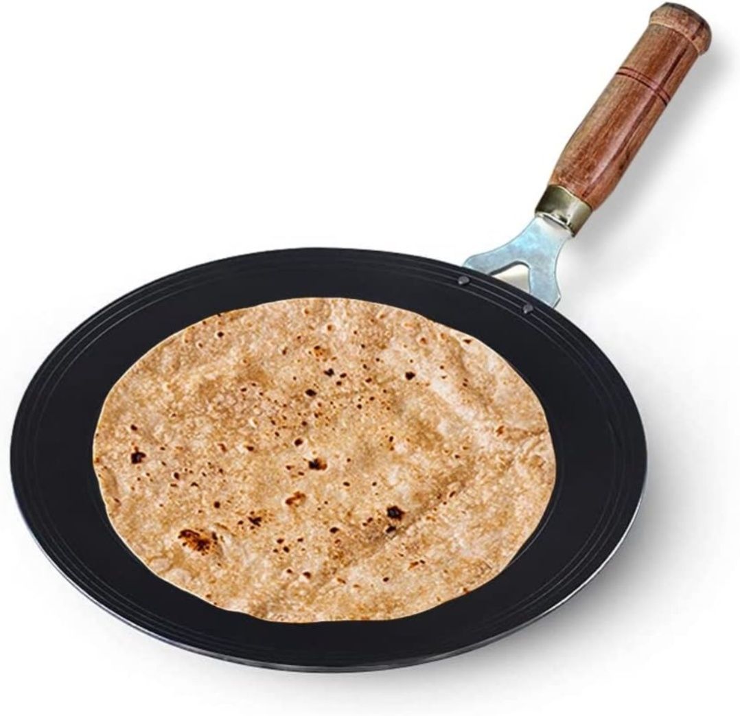 Round Iron Roti Tawa for Soft Chapati and Phulka Making Tawa 25.5 cm diameter-image-21