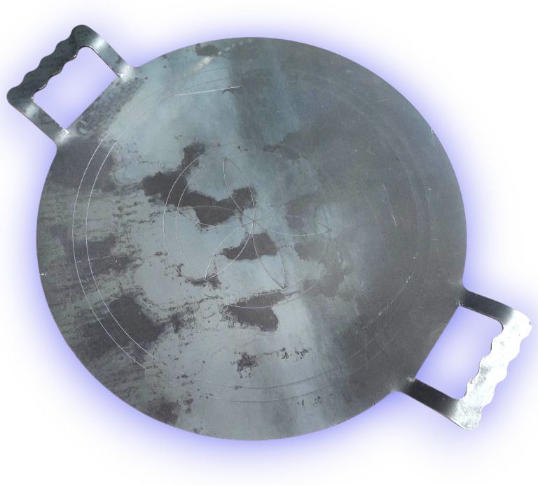 nakshathra - Iron Dosa Tawa,Kallu -Large Size - 12 Inch Diameter, concave design, 1.5 kg Tawa 30 cm diameter-picture-14