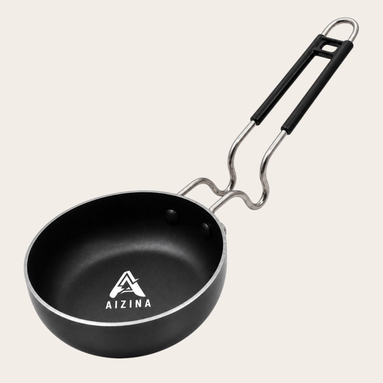 Small Tadka Wala Iron Pan Kitchen Fry Pan Tempering Cooking Pan Handle_YH Tadka Pan 34 cm diameter 0.3 L capacity-image-14