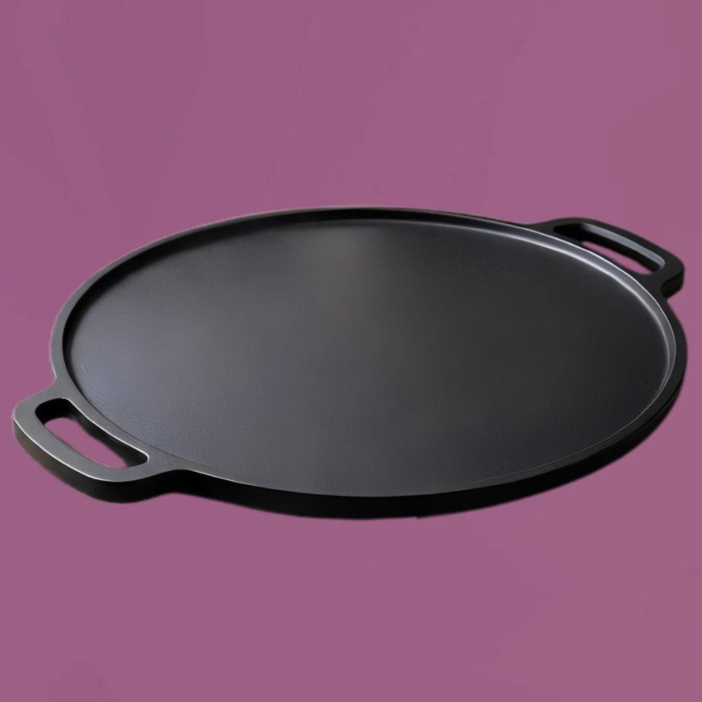 velvora Elite Round Flat Tawa for Multi Cuisine Meal Preparation Tawa 30 cm diameter with Lid-picture-37