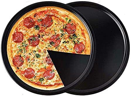 aastik sales Non-Stick Carbon Steel Baking Pan for Oven, Microwave & Cake Baking (pack of 2) Pizza Maker-picture-14