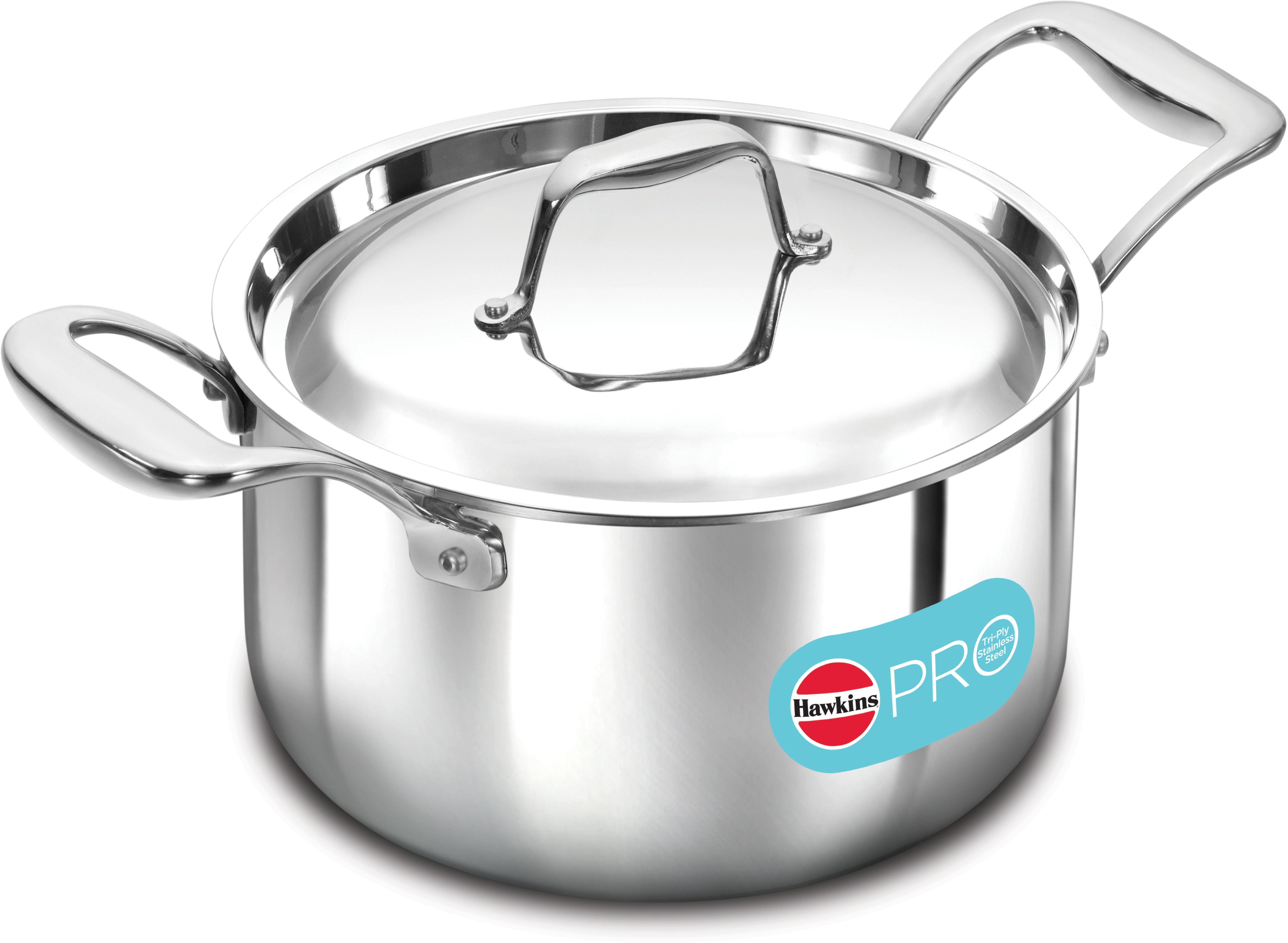 3L Pro Triply Stainless Steel Cook N Serve Bowl with Steel Lid, Silver (PSC30S) Sauce Pan 17 cm diameter with Lid 3 L capacity-image-29