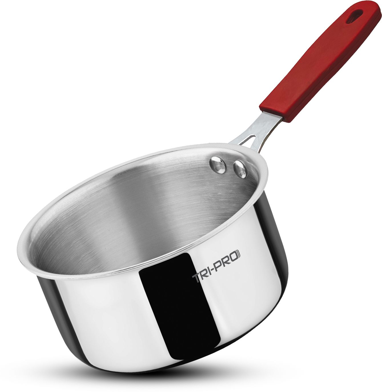 Bergner Tripro Triply Stainless Steel Small Teapan / Milkpan / Sauce Pan 14 cm diameter 1.1 L capacity-picture-11