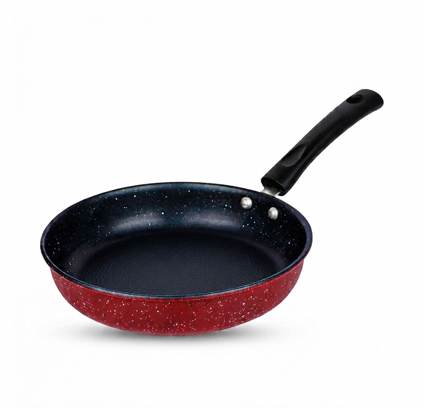 dozy Nonstick Fry Pan 25.5 cm Red (Induction Base, Bakelite Handle) Fry Pan 9 cm diameter 1 L capacity-picture-9