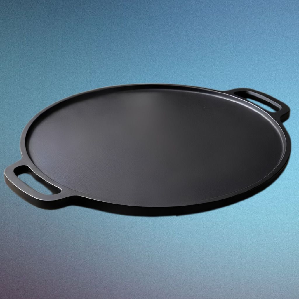 velvora Heavy Base Cooking Plate for Modern Kitchen Essentials Tawa 30 cm diameter with Lid-picture-17