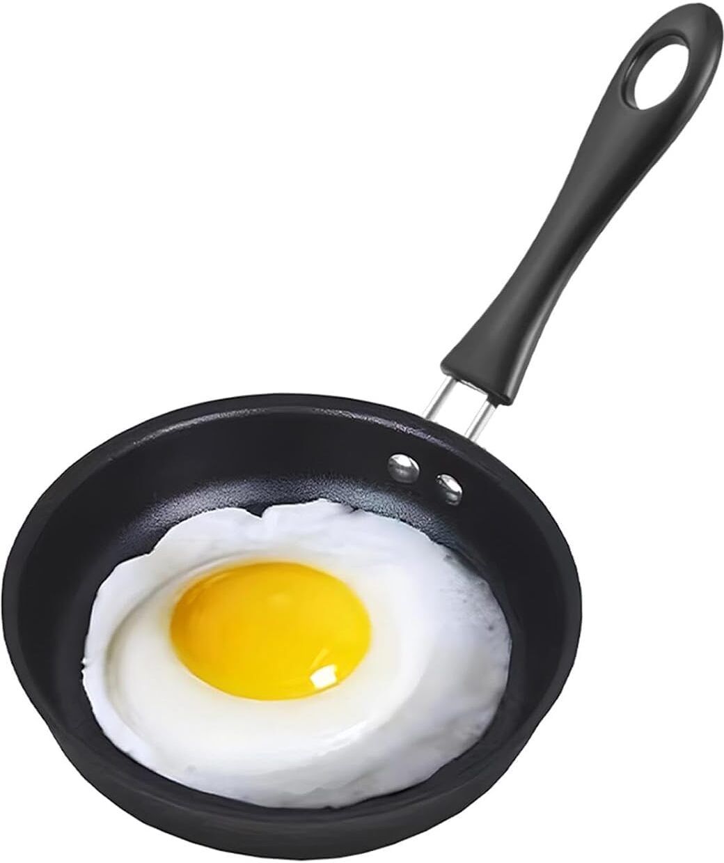 Mini Non Stick Fry Pan 12cm Egg Omelette Maker with Comfortable Handle Flat Pan 12.5 cm diameter 0.3 L capacity-image-13