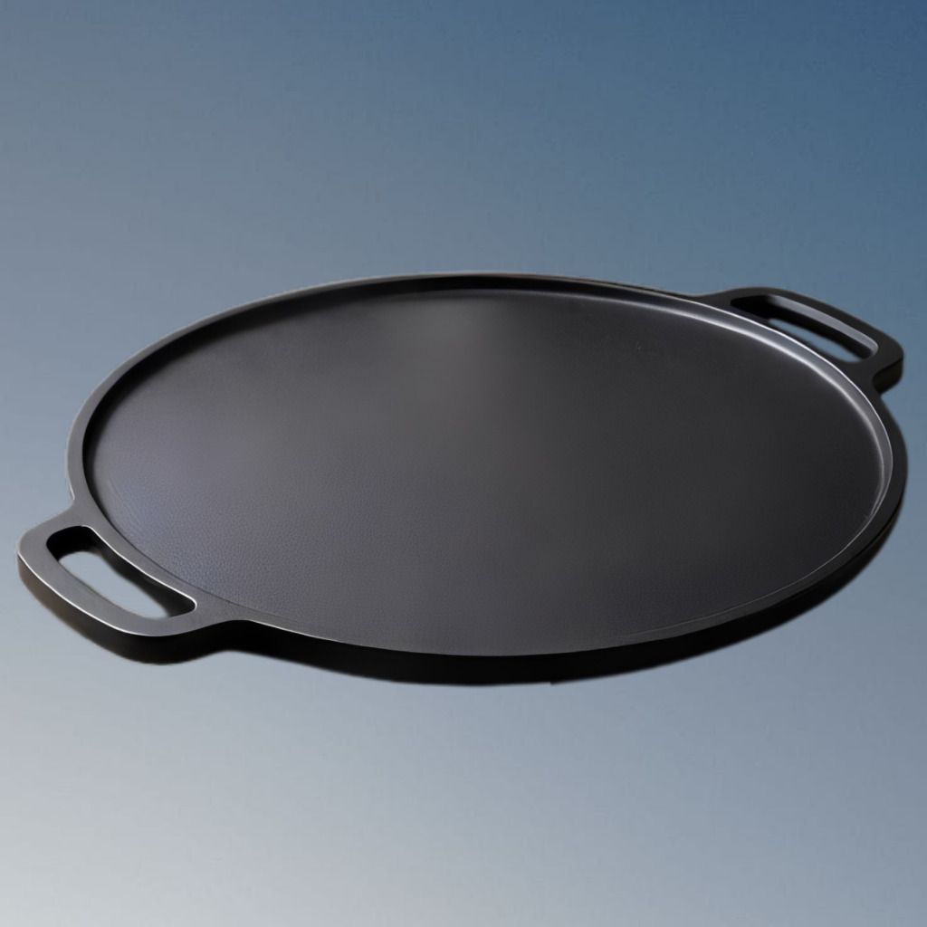 velvora Premium Multi Purpose Kitchen Griddle with Smooth Finish Tawa 30 cm diameter with Lid-picture-24